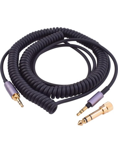 Cable de auriculares enrollado Asobilor 1.49m a 4.27m 3.5mm