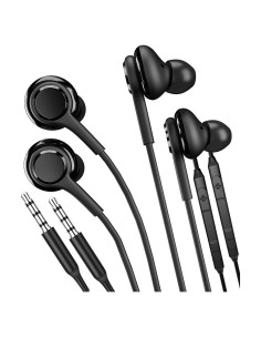 Auriculares con cable Zoyuzan 3.5mm con micrófono - 2 paquetes