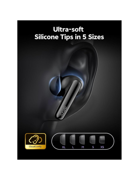 Auriculares Inalámbricos QCY MeloBuds N70 con ANC y Bluetooth 6.0