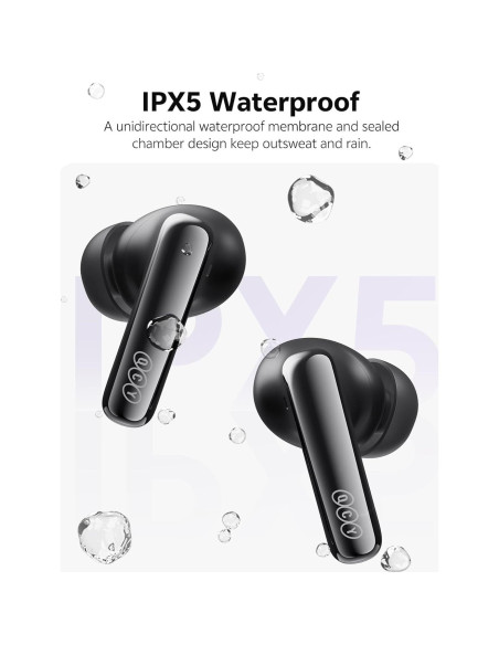 Auriculares Inalámbricos QCY MeloBuds N70 con ANC y Bluetooth 6.0