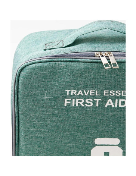 Bolsas de Primeros Auxilios Vacías TOPASION - 2 Tamaños Verde