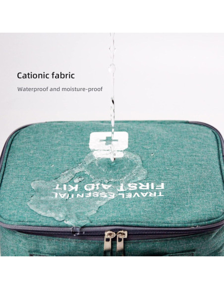 Bolsas de Primeros Auxilios Vacías TOPASION - 2 Tamaños Verde