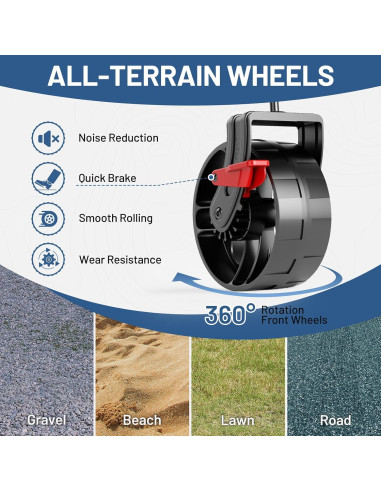 Carro Plegable Doble Decker Timber Ridge 204kg Azul