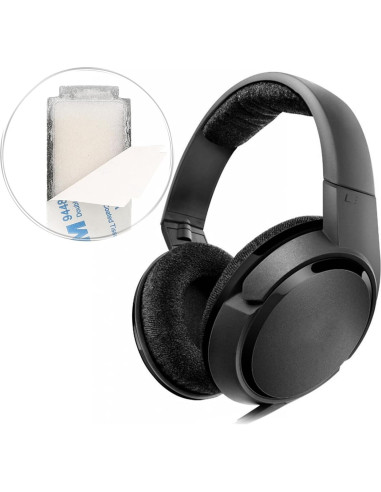 Almohadilla de Cabeza kwmobile para Sennheiser HD418 HD419 HD428 HD429 HD448 HD449 - Cuero Sintético Negro