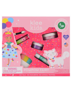 Kit de Maquillaje Infantil Klee Hada Pom Pom - Suave y No Tóxico