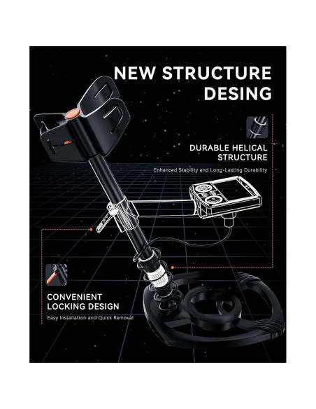 Detector de Metales SUNPOW OTMD14 Profesional Impermeable