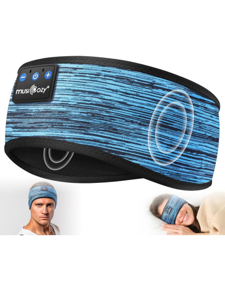 Auriculares para Dormir Bluetooth MUSICOZY con Máscara 3D