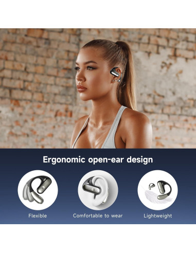 Auriculares Inalámbricos Bluetooth 5.4 CoolJumper Q28 Negro