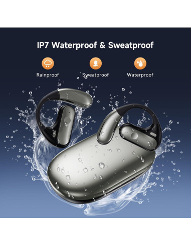 Auriculares Inalámbricos Bluetooth 5.4 CoolJumper Q28 Negro