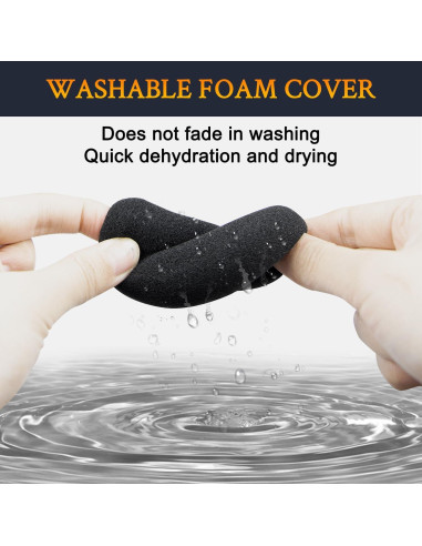 Almohadillas de Esponja SOULWIT para Auriculares SR60/SR80/SR125 - Negro