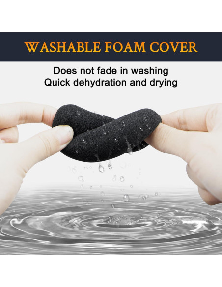 Almohadillas de Esponja SOULWIT para Auriculares SR60/SR80/SR125 - Negro