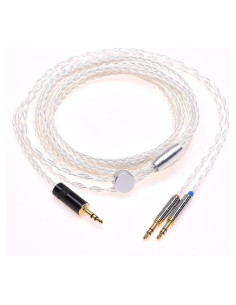 Cable de extensión 2.5m GAGACOCC 3.5mm estereo plata 8 núcleos