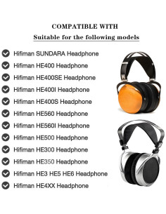 Almohadillas de Reemplazo YunYiYi para Auriculares HiFiMan 2
