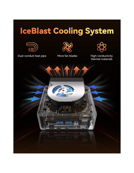 Mini PC GEEKOM AE7 Ryzen 9 7940HS 32GB 1TB Windows 11