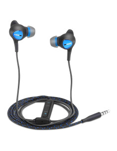 Auriculares UrbanX M20 con micrófono y control de volumen, graves profundos, 3.5mm
