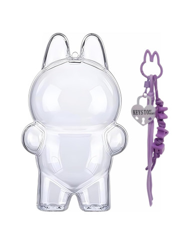 Funda Protectora Acrílica Labubu - Transparente y Resistente