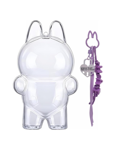 Funda Protectora Acrílica Labubu - Transparente y Resistente