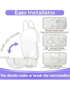 Funda Protectora Acrílica Labubu - Transparente y Resistente 2