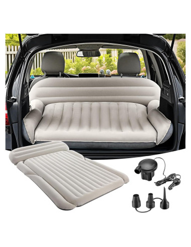 Colchón de Aire KMZ SUV Doble Flocking 192x125cm con Bomba