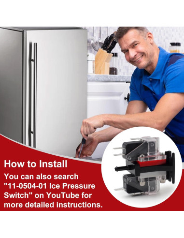 Interruptor de Presión GUO SHUY 11-0504-01 para Máquina de Hielo