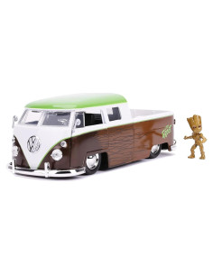 Vehículo de metal fundido Jada Toys Volkswagen Bus 1963 con Groot