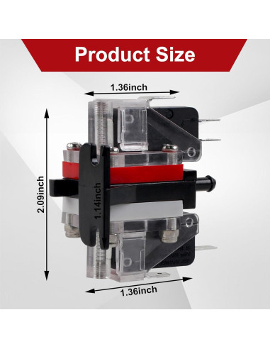 Interruptor de Presión GUO SHUY 11-0504-01 para Máquina de Hielo