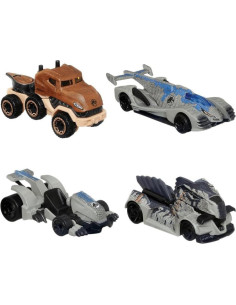 Juego de 4 Vehículos Hot Wheels Jurassic World - Mattel 2