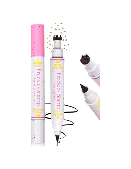 Bolígrafo de Sello de Pecas Erinde 2-en-1 Impermeable 02 Medio