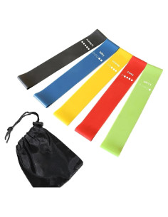 Juego de 5 Bandas de Resistencia Repima para Glúteos y Piernas