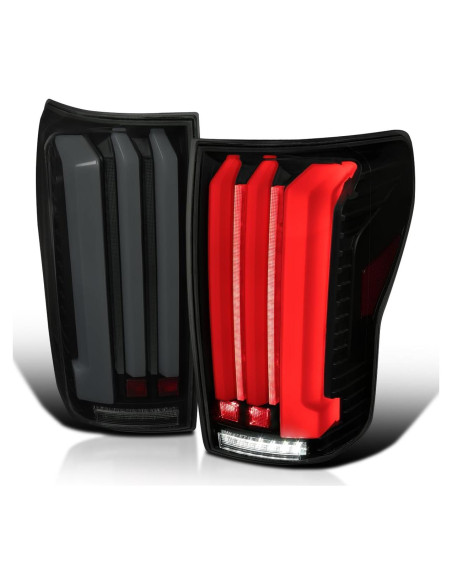 Luces Traseras LED SPEC-D Tuning Humo para Toyota Tundra 2007-2013
