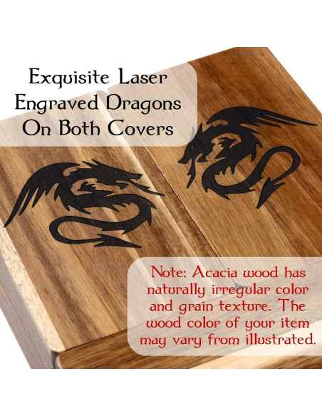 Torre de Dados Magnética de Madera - Accesorio D&D 15 cm