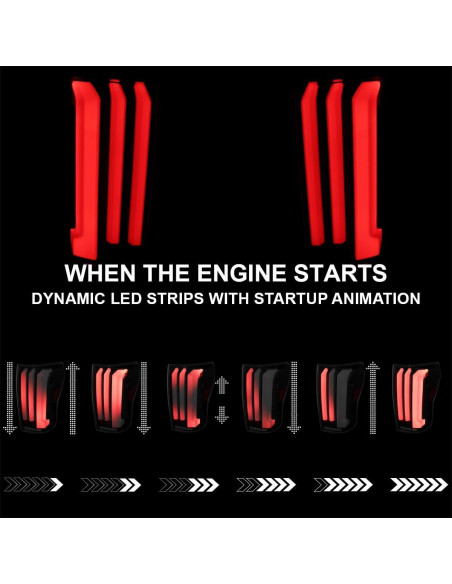 Luces Traseras LED SPEC-D Tuning Humo para Toyota Tundra 2007-2013