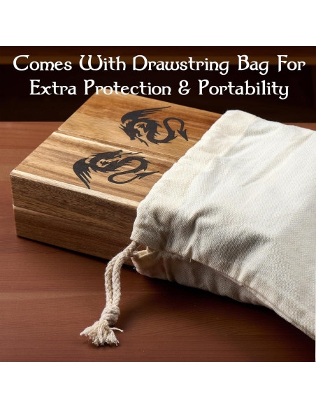 Torre de Dados Magnética de Madera - Accesorio D&D 15 cm