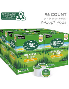 Cápsulas K-Cup Green Mountain Café Mezcla de Desayuno 96 Unidades 2