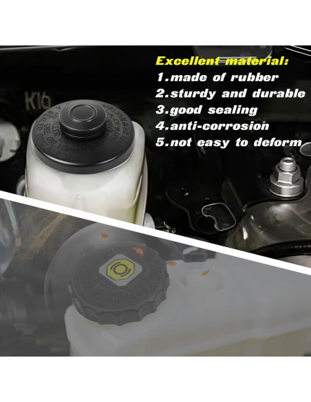 Tapa depósito líquido freno Nvguoes 47230-12040 para Toyota