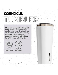 Taza de café Corkcicle Classic 24 oz aislante acero inoxidable 2