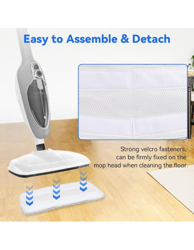 Paños de Reemplazo Microfibra LncBoc para Mopa GorFanty GF-6610