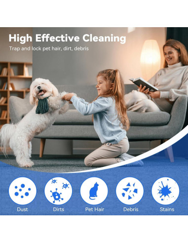 Paños de Reemplazo Microfibra LncBoc para Mopa GorFanty GF-6610