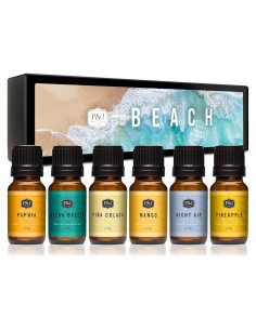 Conjunto de Aceites Aromáticos P&J Trading Playa 6x10ml