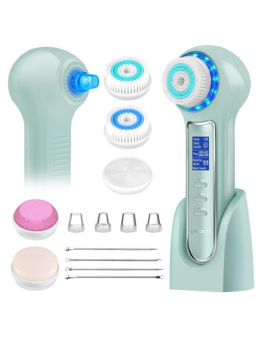 Exfoliador Facial UMICKOO 3 en 1 con Pantalla LCD Verde