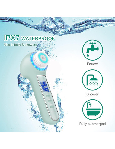 Exfoliador Facial UMICKOO 3 en 1 con Pantalla LCD Verde