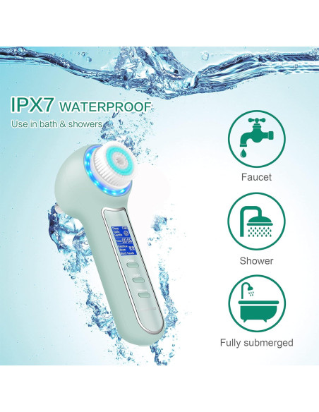 Exfoliador Facial UMICKOO 3 en 1 con Pantalla LCD Verde