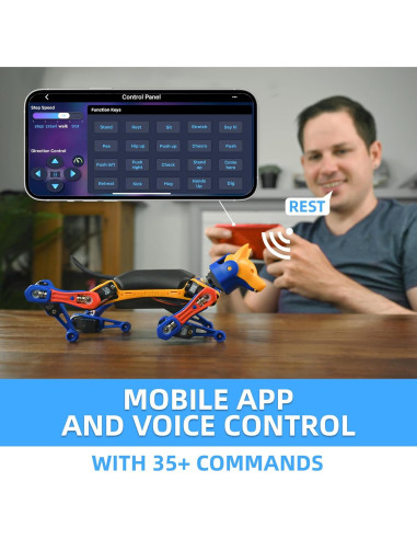 Robot Perro Bittle X | Kit de Robótica Programable | Control de Voz