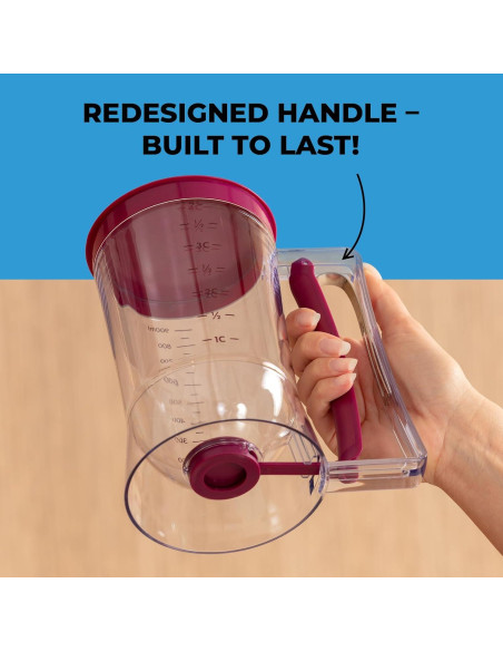 Dispensador de Mezcla KPKitchen 0.95L para Pancakes y Waffles