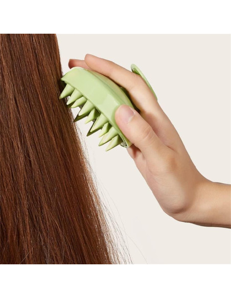 Cepillo Masajeador de Silicona ANIERAX para Cuero Cabelludo