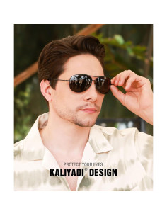 Gafas de Sol Polarizadas Aviador KALIYADI UV400 3 Pack 2