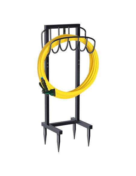 Soporte de Manguera de Jardín Artigarden 150 pies Metal Amarillo