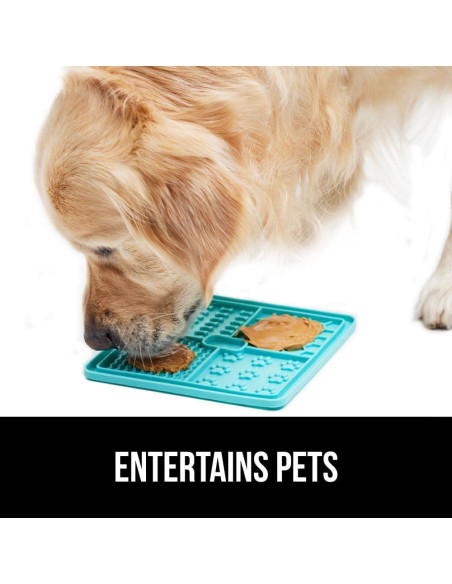 Mate de Lamido Gorilla Grip para Perros y Gatos - 2 Paquete, Silicona BPA Free