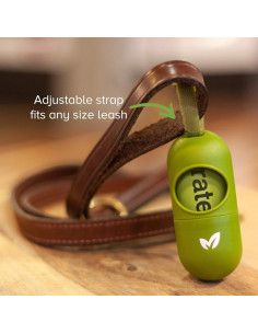 Dispensador de bolsas de caca para perros Earth Rated con 15 bolsas 2