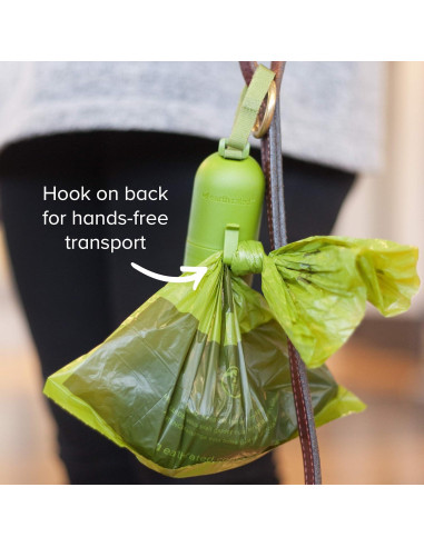 Dispensador de bolsas de caca para perros Earth Rated con 15 bolsas